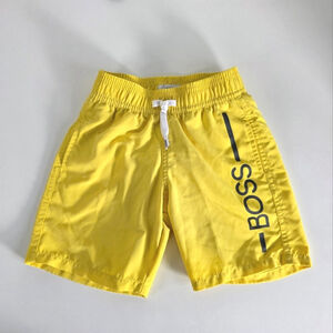 Hugo Boss Vibrant Yellow Swim Trunks Sz 4
